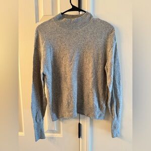Everlane Light Gray Women's Mockneck Sweater Cashmere Size Small